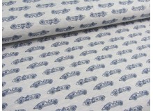 Jersey Autos Rennauto blau meliert